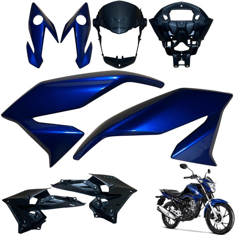 Asa (aba) Tanque Cg Titan 160 Modelo 2022 / 2024 + Tampa Lateral